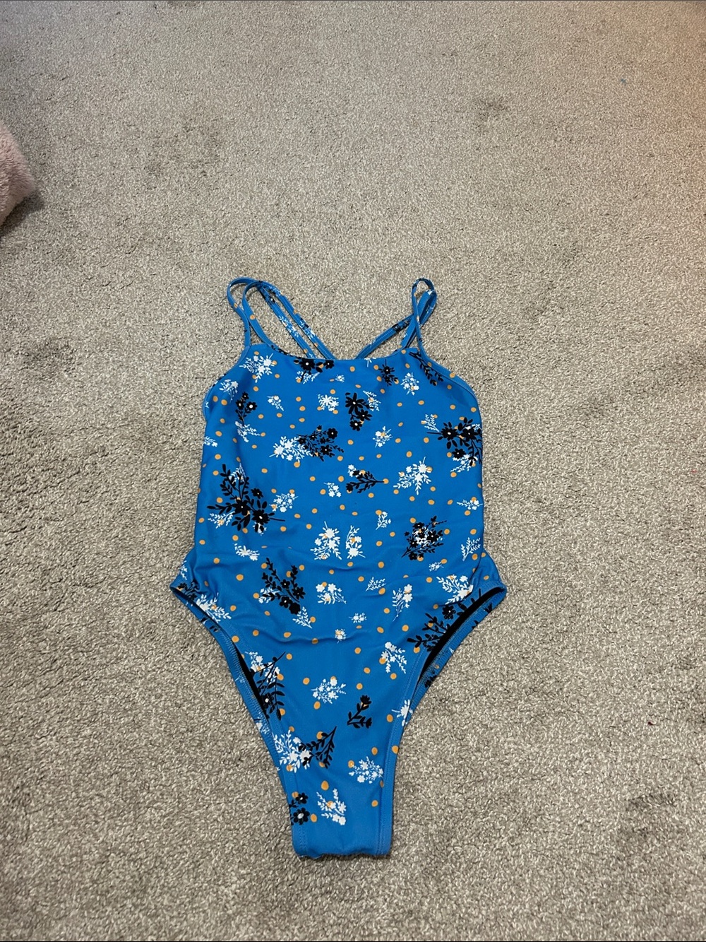 Blue Floral Jolyn One-Piece Swimsuit